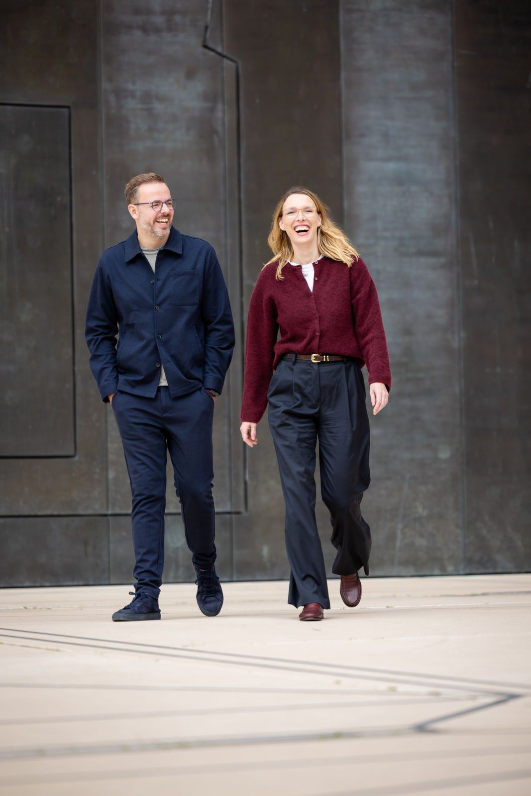 Christoph Haß und Dominique Böker